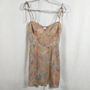 Aritzia Wilfred Fable Dress in Floral Multi Color - Size 6